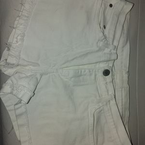 White shorts by gilded intent